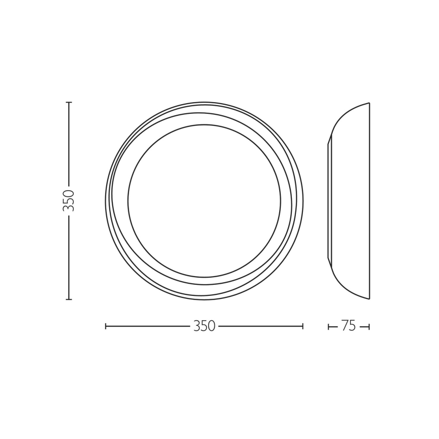 Philips - Plafoniera LED dimmerabile FLETA SCENE SWITCH LED/10W/230V 2700K limpido