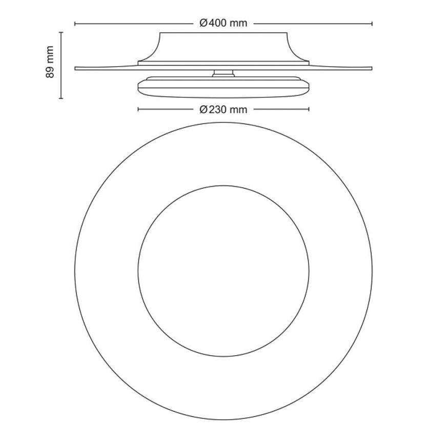 Philips- Plafoniera LED dimmerabile SCENE SWITCH LED/30W/230V 2700K argento