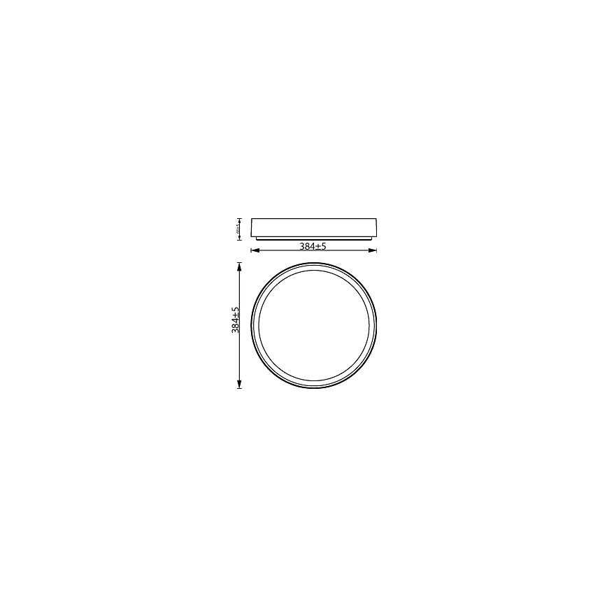 Philips - Plafoniera LED dimmerabile HANNO LED/24W/230V 2700K bianco