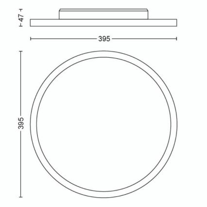 Philips - Plafoniera LED dimmerabile Hue LED/19W/230V 2200-6500K + telecomando