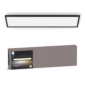 Philips - Plafoniera LED dimmerabile Hue AURELLE LED/39W/230V 2200-6500K 120x30 cm nero