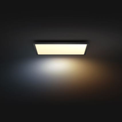 Philips - Plafoniera LED dimmerabile Hue AURELLE LED/39W/230V 2200-6500K 60x60 cm nera