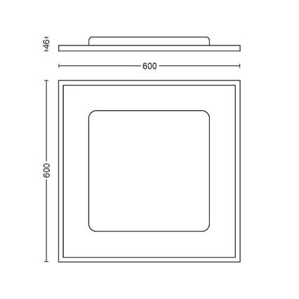 Philips - Plafoniera LED dimmerabile Hue LED/39W/230V 2200-6500K + telecomando