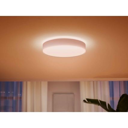 Philips - Plafoniera LED dimmerabile Hue LED/33,5W/230V 2200-6500K diametro 425 mm bianco + telecomando