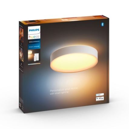 Philips - Plafoniera LED dimmerabile Hue LED/33,5W/230V 2200-6500K Ø 425 mm bianca + telecomando