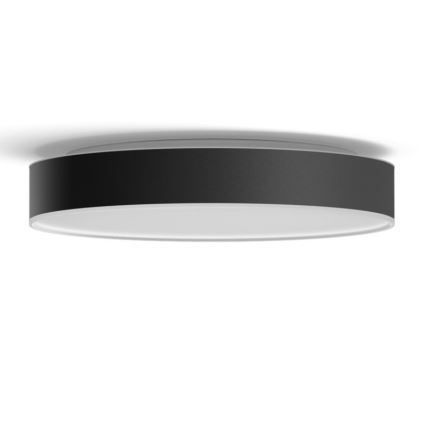 Philips - Plafoniera LED dimmerabile Hue LED/33,5W/230V 2200-6500K diametro 425 mm nero + telecomando