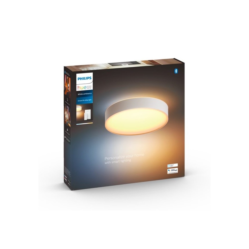 Philips - Plafoniera dimmerabile Hue LED/19,2W/230V 2200-6500K Ø 381 mm bianca + telecomando