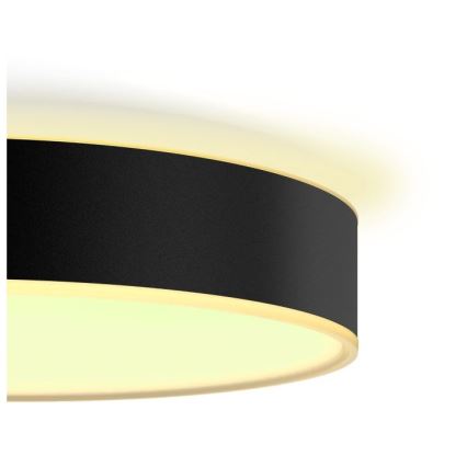 Philips - Plafoniera LED dimmerabile Hue LED/19,2W/230V 2200-6500K Ø 381 mm nera + telecomando