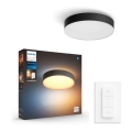 Philips - Plafoniera LED dimmerabile Hue LED/19,2W/230V 2200-6500K Ø 381 mm nera + telecomando