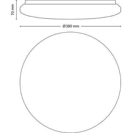 Philips - Plafoniera LED dimmerabile LED/24W/230V 2700-6500K + telecomando