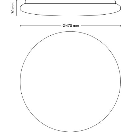 Philips - Plafoniera LED dimmerabile LED/40W/230V 2700-6500K + telecomando