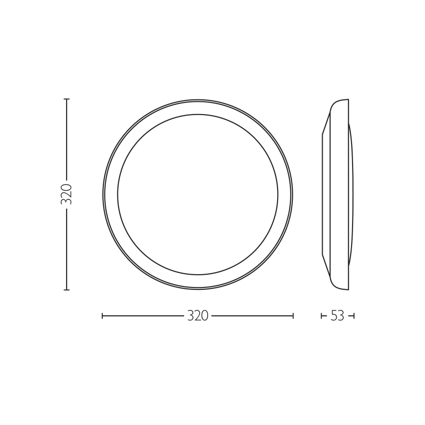 Philips - Plafoniera LED dimmerabile PEBBLO SCENE SWITCH LED/10W/230V 2700K bianco