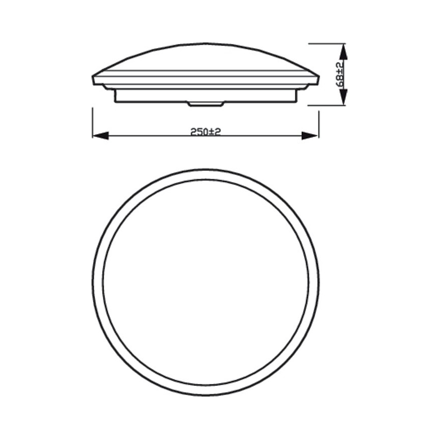 Philips - Plafoniera LED dimmerabile SCENE SWITCH LED/12W/230V