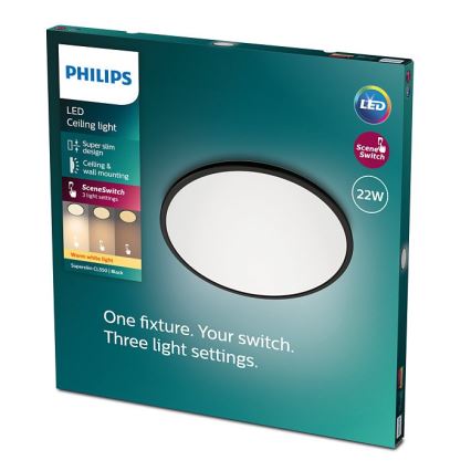 Philips - Plafoniera LED dimmerabile SCENE SWITCH LED/22W/230V