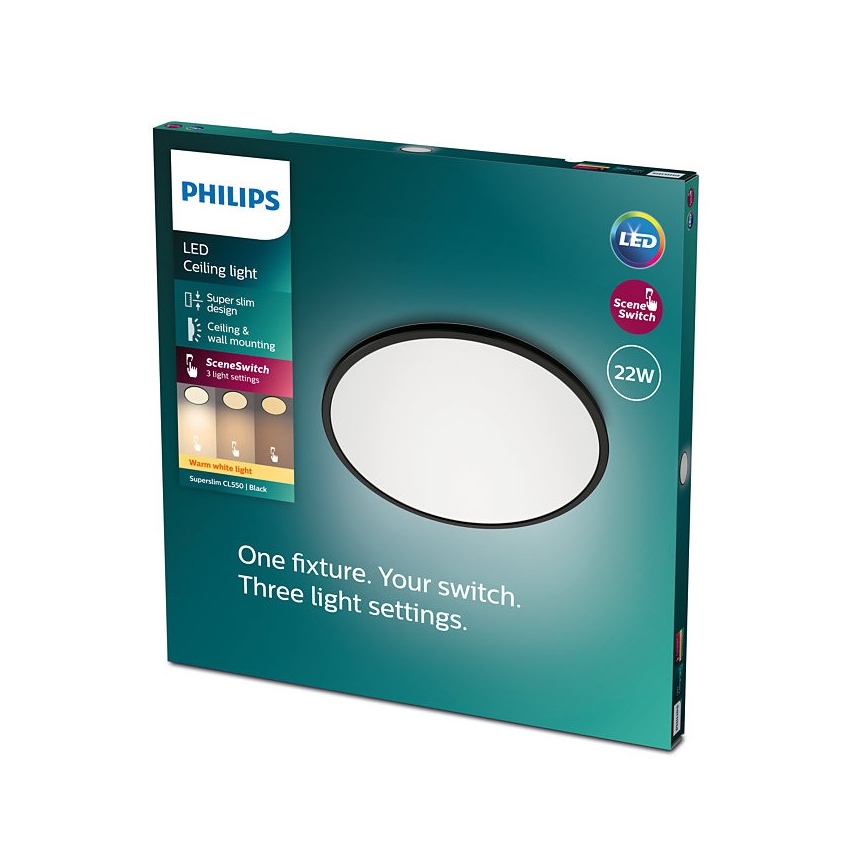 Philips - Plafoniera LED dimmerabile SCENE SWITCH LED/22W/230V