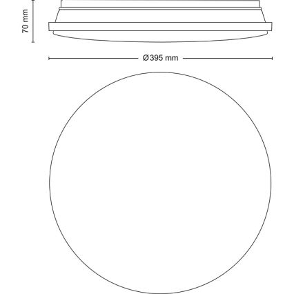 Philips - Plafoniera LED dimmerabile LED/24W/230V 2700-6500K + telecomando