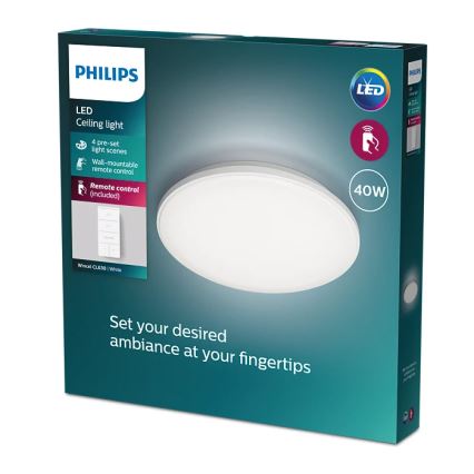 Philips - Plafoniera LED dimmerabile LED/40W/230V 2700-6500K + telecomando