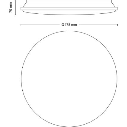 Philips - Plafoniera LED dimmerabile LED/40W/230V 2700-6500K + telecomando