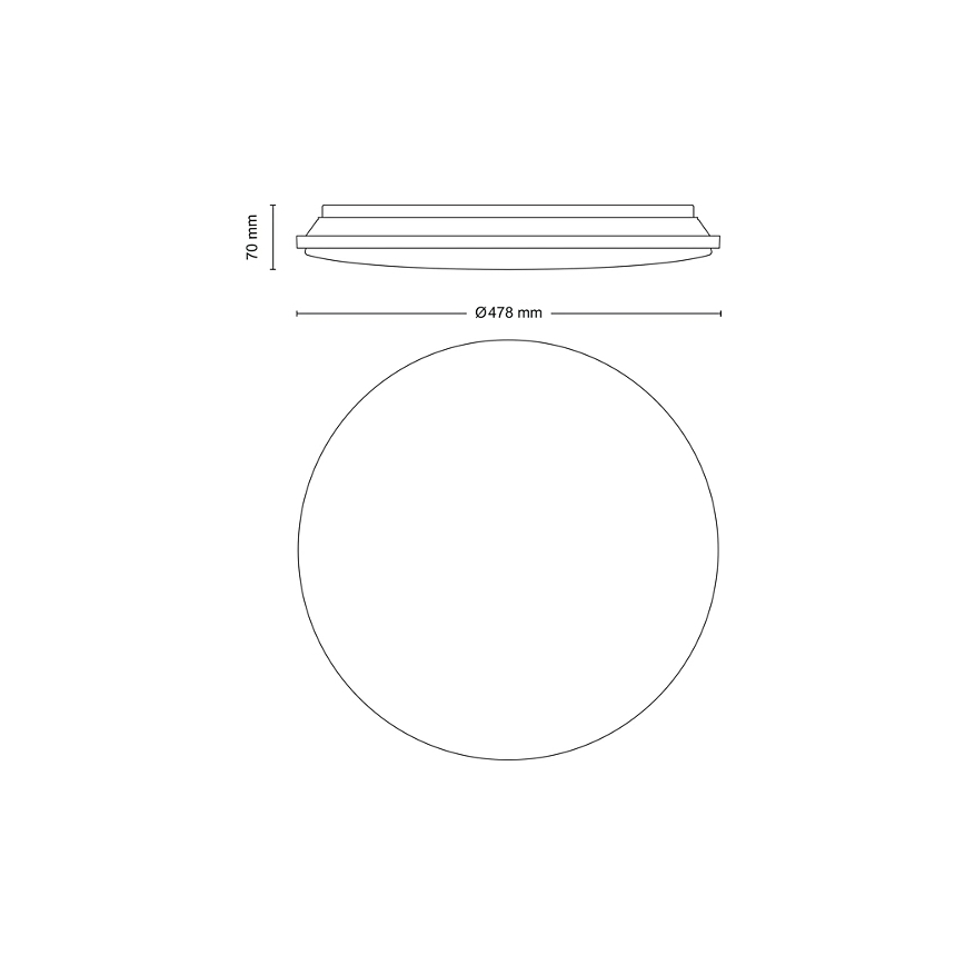 Philips - Plafoniera LED dimmerabile LED/40W/230V 2700-6500K + telecomando