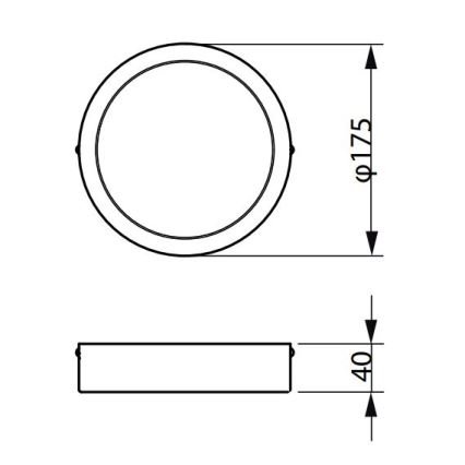 Philips - Plafoniera LED LEDINAIRE LED/10,5W/230V 3000K IP40