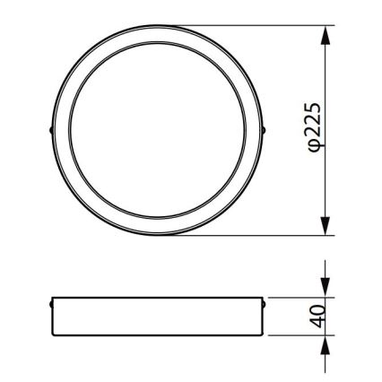 Philips - Plafoniera LED LEDINAIRE LED/19,5W/230V 3000K IP40