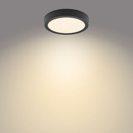 Philips -  Plafoniera LED LED/12W/230V 2700K nera