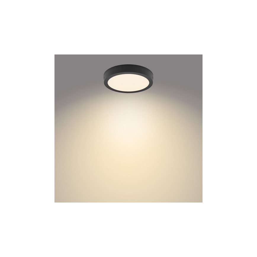 Philips -  Plafoniera LED LED/12W/230V 2700K nera