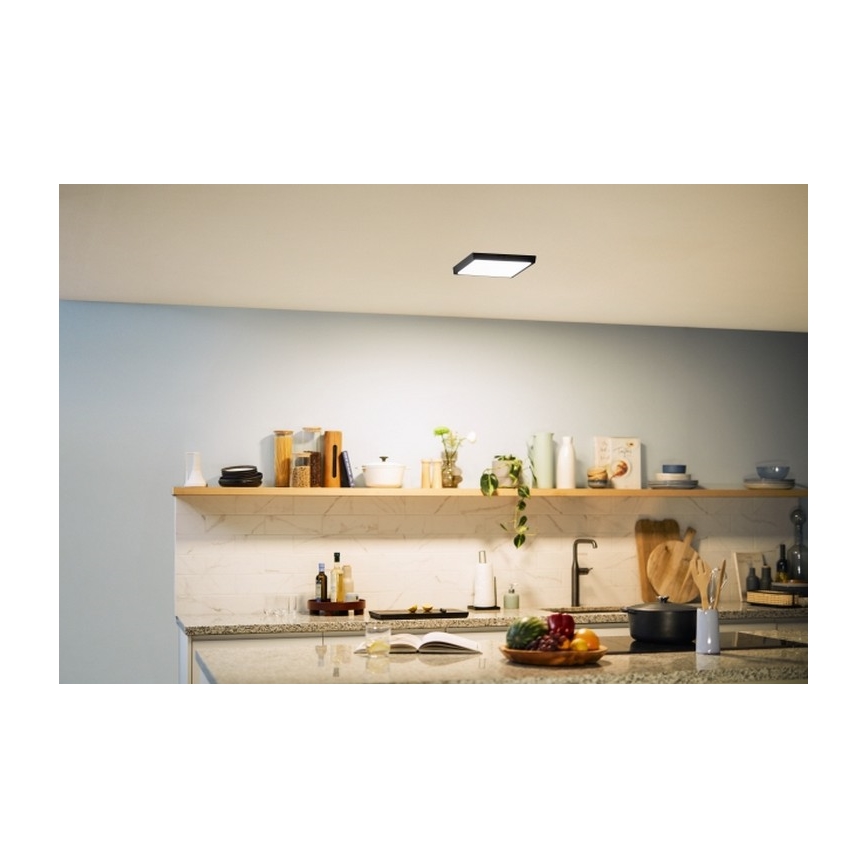 Philips -  Plafoniera LED LED/12W/230V 2700K nera