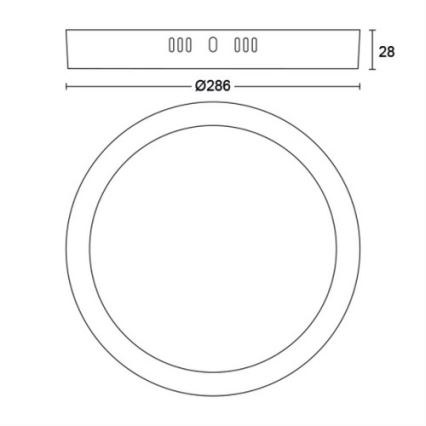 Philips -  Plafoniera LED LED/20W/230V 2700K bianca