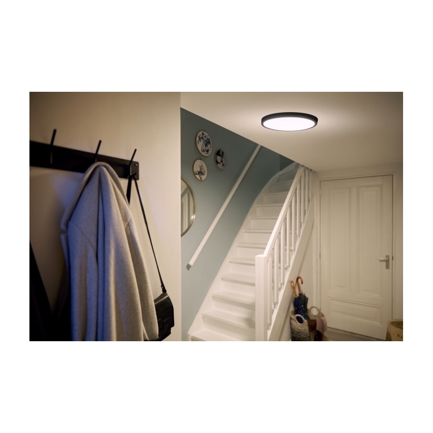 Philips -  Plafoniera LED LED/20W/230V 2700K nera