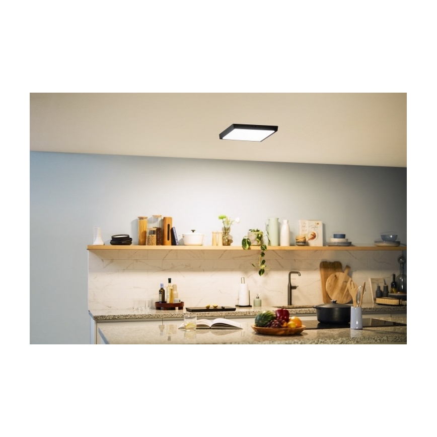 Philips - Plafoniera LED LED/20W/230V 2700K nera