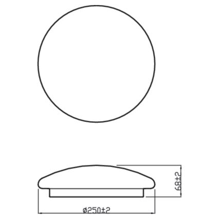 Philips - Plafoniera LED MOIRE CL200 LED/10W/230V