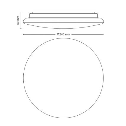 Philips - Plafoniera LED MOIRE LED/10W/230V 2700K Ø 24 cm