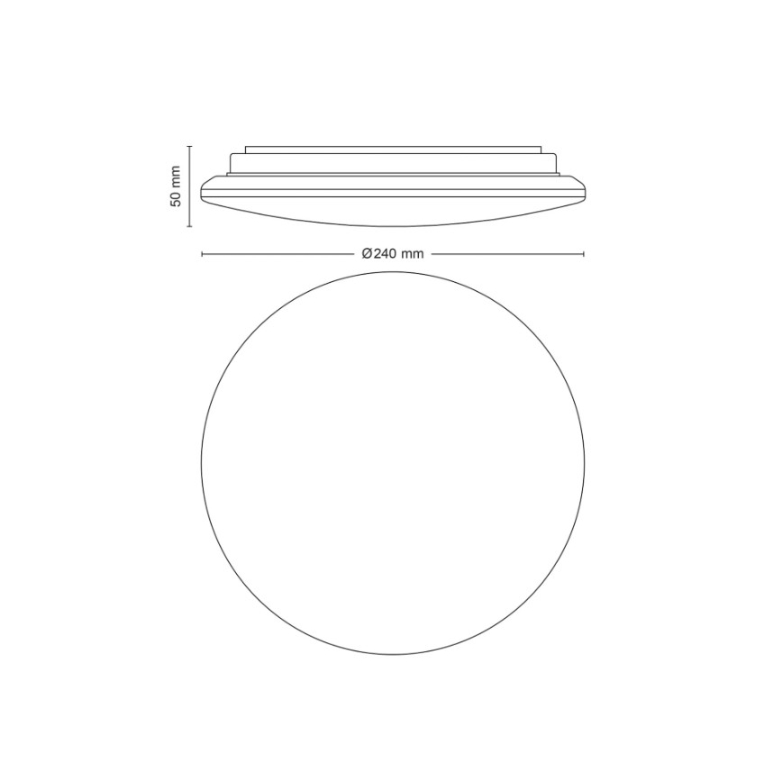 Philips - Plafoniera LED MOIRE LED/10W/230V 2700K Ø 24 cm