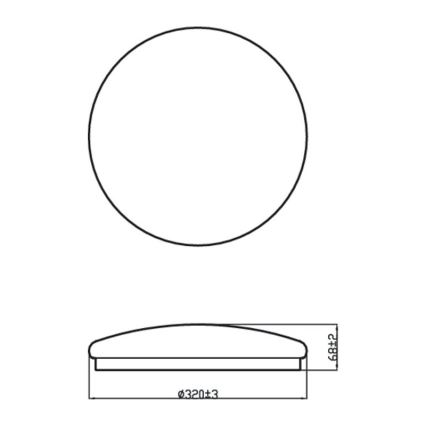 Philips - Plafoniera LED MOIRE LED/17W/230V