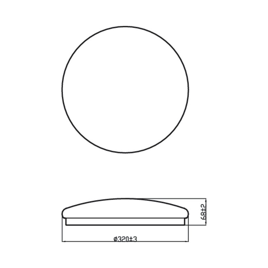 Philips - Plafoniera LED MOIRE LED/17W/230V