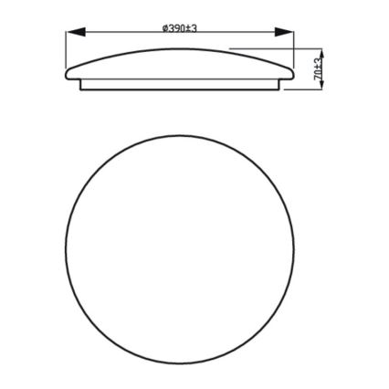 Philips - Plafoniera LED LED/20W/230V 2700K