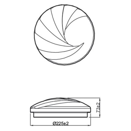 Philips - Plafoniera LED SHORE LED/6W/230V