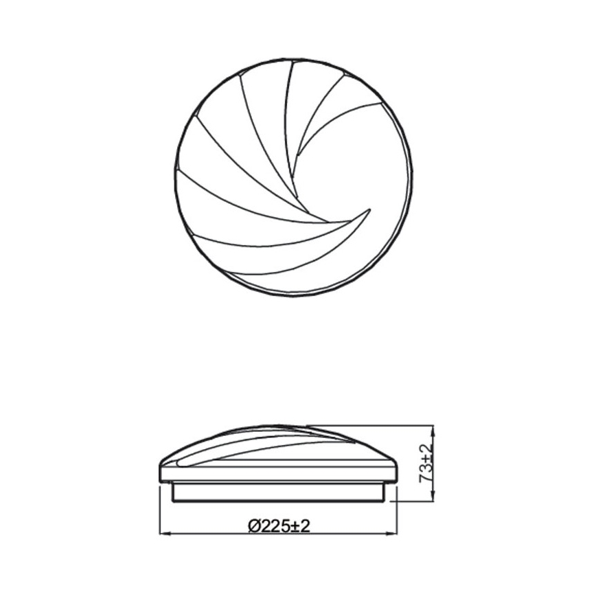 Philips - Plafoniera LED SHORE LED/6W/230V