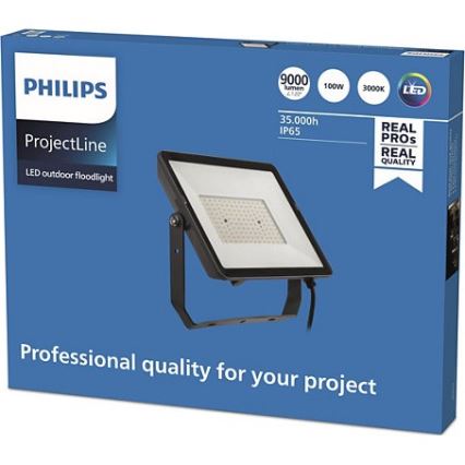 Philips - Proiettore LED da esterno PROJECTLINE LED/100W/230V IP65 3000K