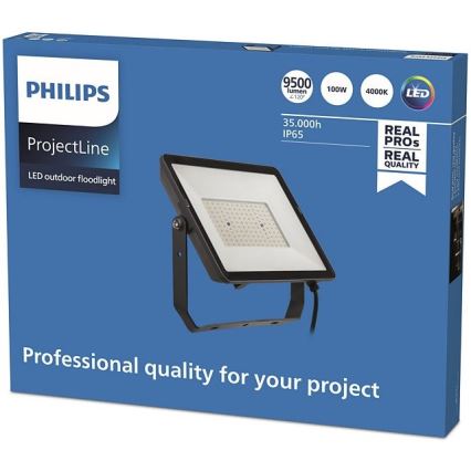 Philips - Proiettore LED da esterno PROJECTLINE LED/100W/230V IP65 4000K