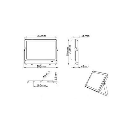 Philips - Proiettore LED da esterno PROJECTLINE LED/150W/230V IP65 4000K