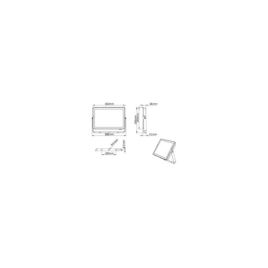 Philips - Proiettore LED da esterno PROJECTLINE LED/150W/230V IP65 4000K
