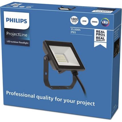 Philips - Proiettore LED da esterno PROJECTLINE LED/20W/230V IP65 3000K