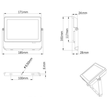 Philips - Proiettore LED da esterno PROJECTLINE LED/30W/230V IP65 3000K