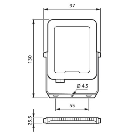 Philips - Proiettore LED LED/20W/230V 3000K IP65