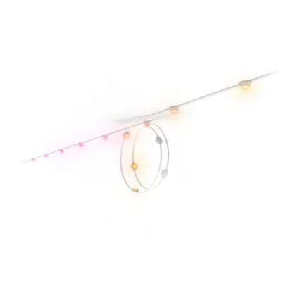 Philips - LED RGBW Prolunga dimmerabile per esterni Hue FESTAVIA 16xLED 9m 1000-20000K IP65