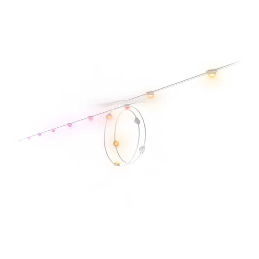 Philips - LED RGBW Prolunga dimmerabile per esterni Hue FESTAVIA 16xLED 9m 1000-20000K IP65