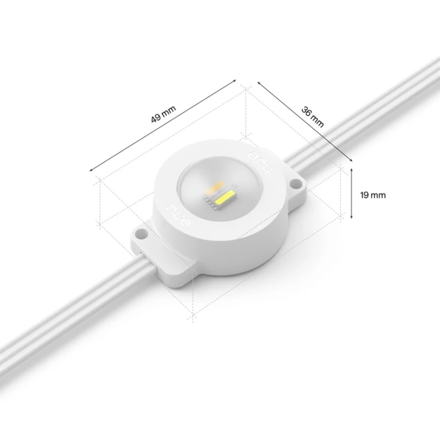 Philips - LED RGBW Prolunga dimmerabile per esterni Hue FESTAVIA 16xLED 9m 1000-20000K IP65
