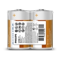 Philips R20L2F/10 - 2 pezzi Batteria zinco-cloruro D LONGLIFE 1,5V 5000mAh